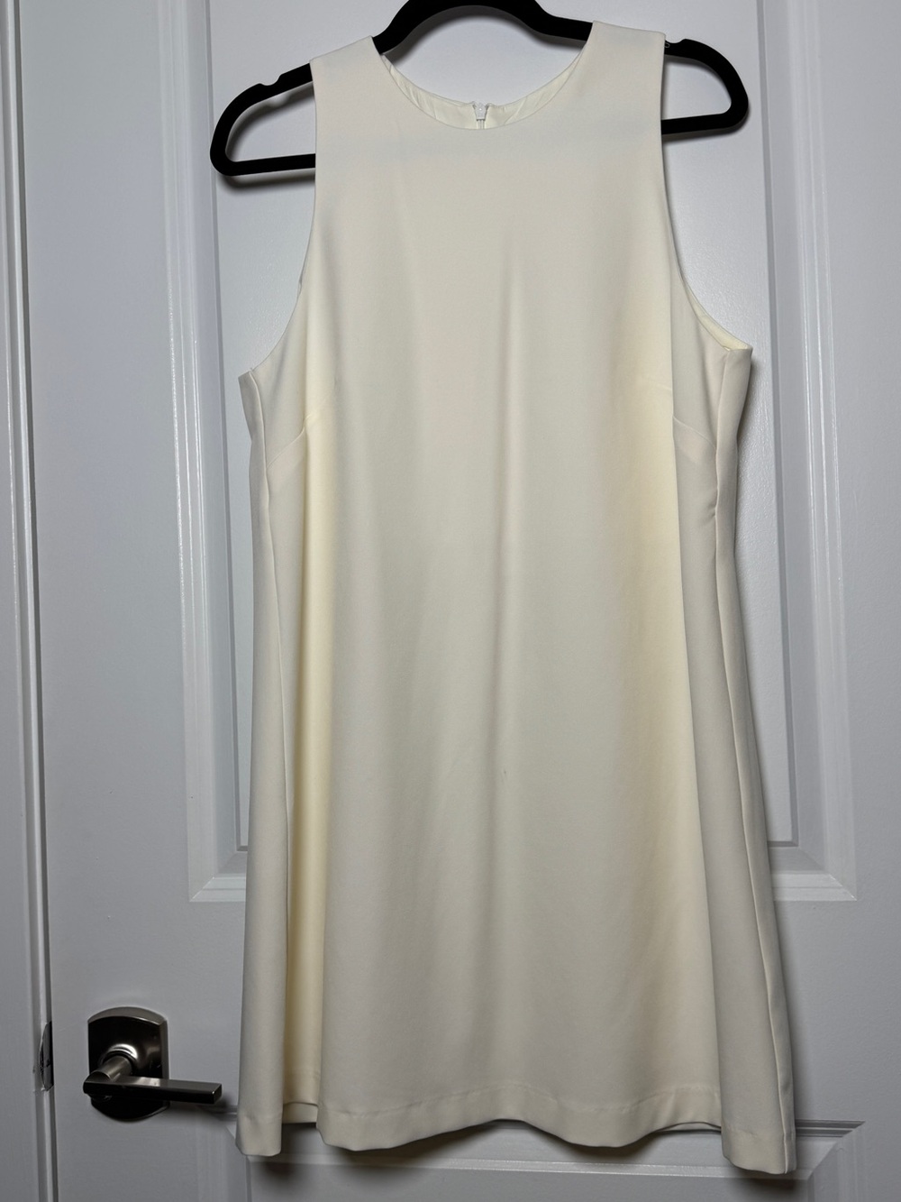 H&M Classic Sleeveless Cream A-Line Dress